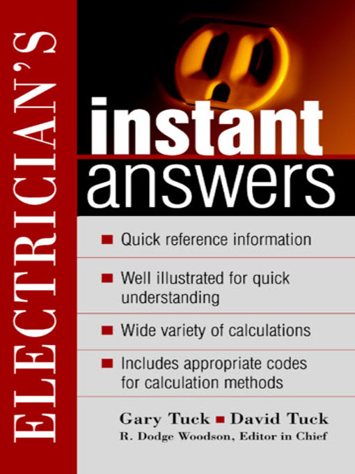 Title details for Electrician's Instant Answers by David Tuck - Available